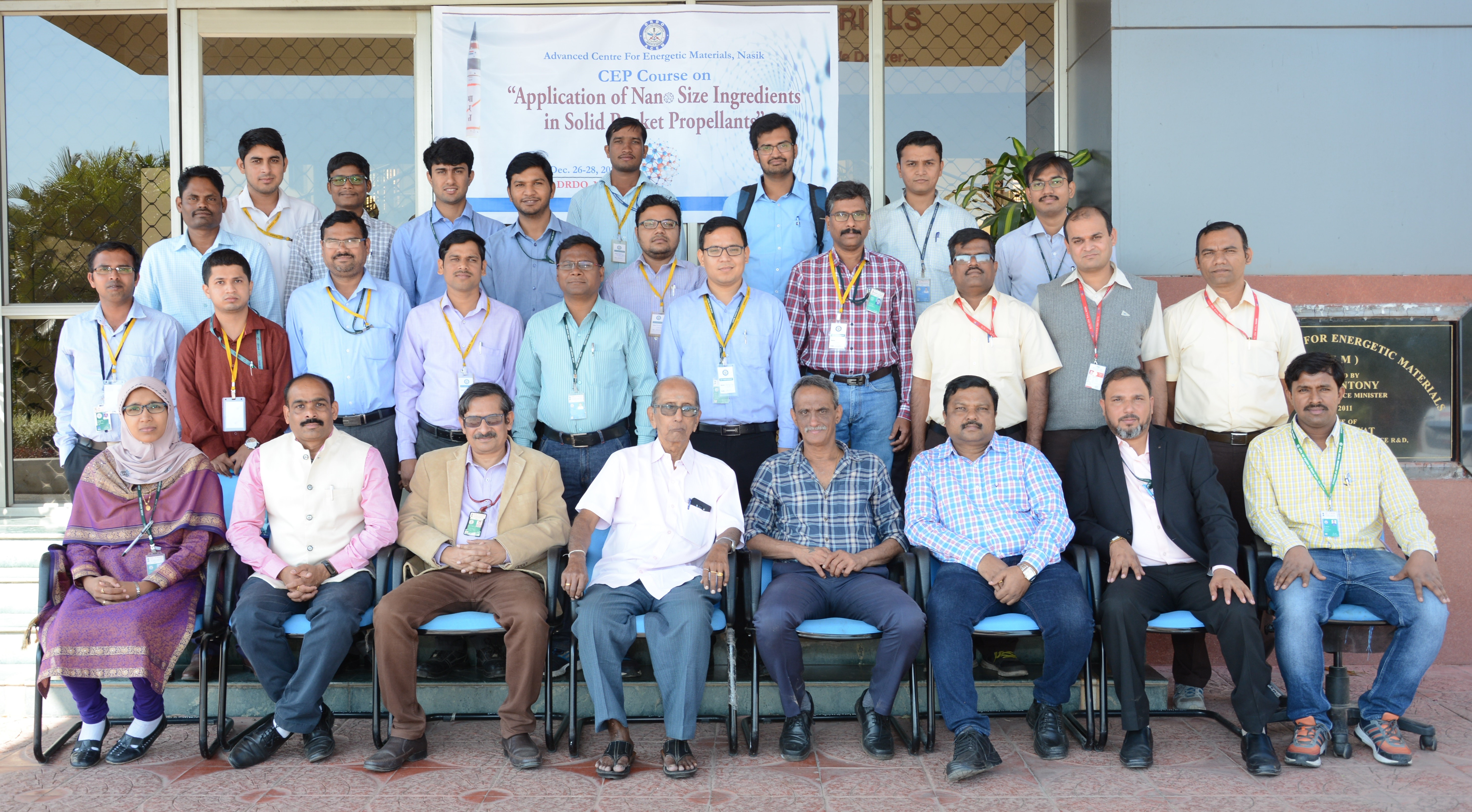 A CEP course on “Application of Nano Size Ingredients in Solid Rocket Propellants” A CEP course on “Application of Nano Size Ingredients in Solid Rocket Propellants”