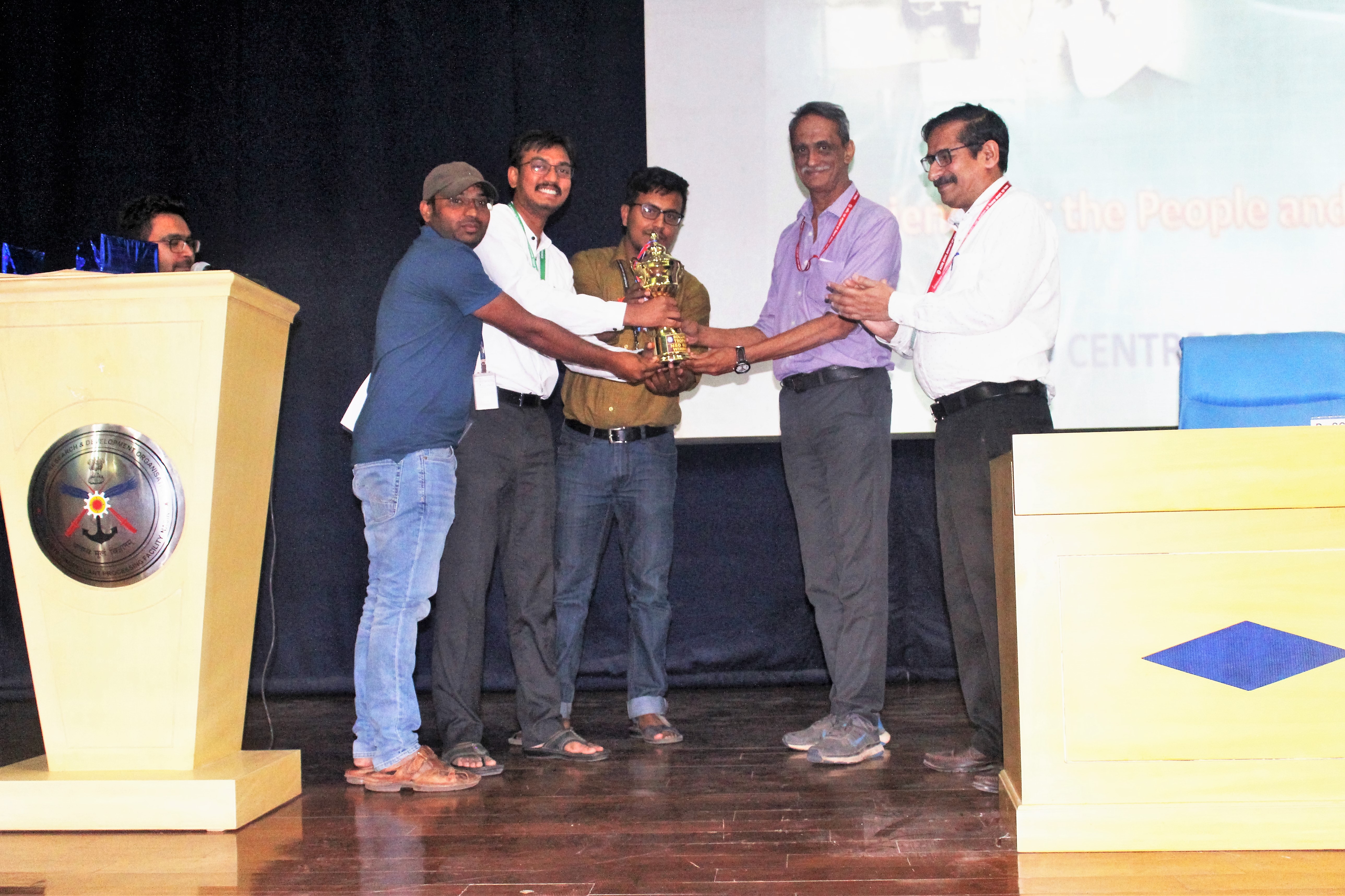 National Science Day Orations were presented by Shri Jayant Satav, Sc ‘D’, on “Resin Modified HTPB for Composite Solid Propellants”, and Shri Samadhan Khairnar, Sc ‘B’ on "An Introduction to Medical Diagnostic Tests".