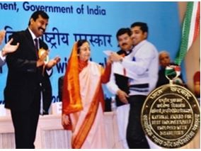 Shri Channamadev C, Received National Award for the Empowerment of Persons with Disabilities - 2010