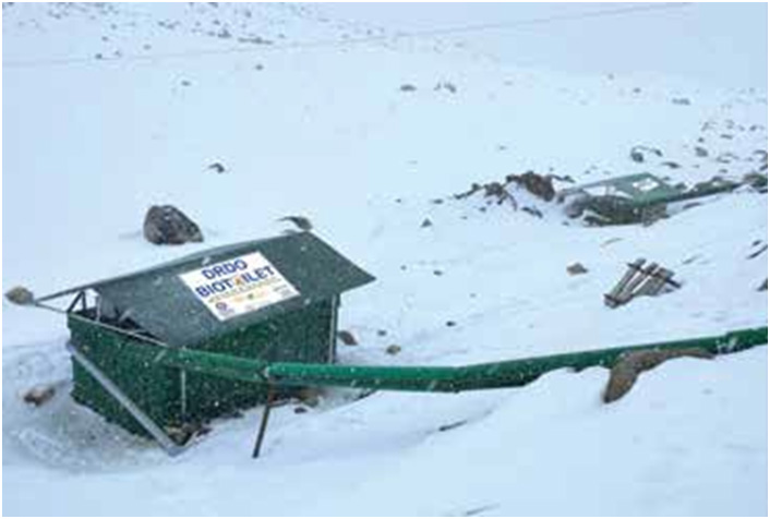 DRDO Biotoilet for High altitude areas