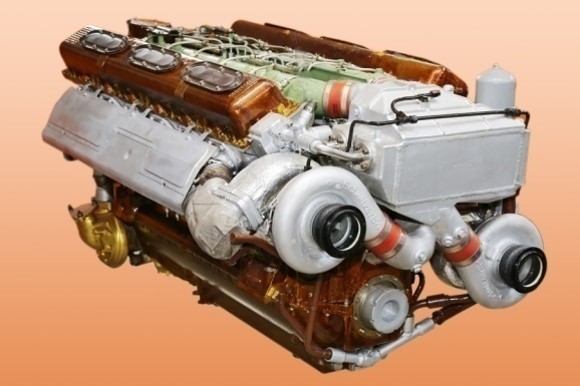 Uprated 1000 hp engine for T-72 tanks