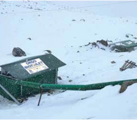 DRDO Biotoilet for High altitude areas