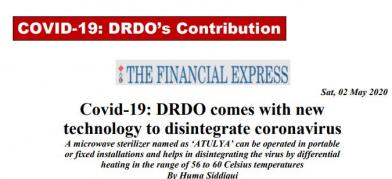 DRDO News - 02 May 2020