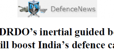 What is DRDO’s inertial guided bomb and how it will boost India’s defence capability
