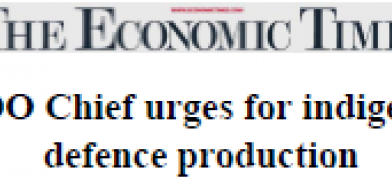DRDO Chief urges for indigenous defence production
