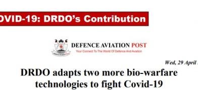 DRDO News - 29 April 2020