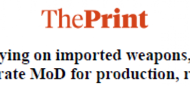 To stop relying on imported weapons, govt must create separate MoD for production, rejig DRDO