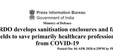 DRDO News - 5 April 2020