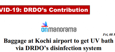 DRDO News - 08 May 2020