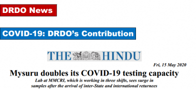 DRDO News - 15 May 2020