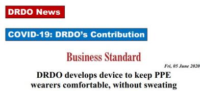 DRDO News - 05 June 2020