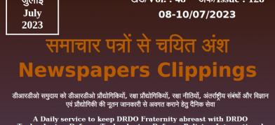डीआरडीओ समाचार - 08 से 10 जुलाई 2023