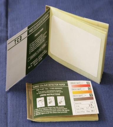 Three Color Detector Paper (TCD)