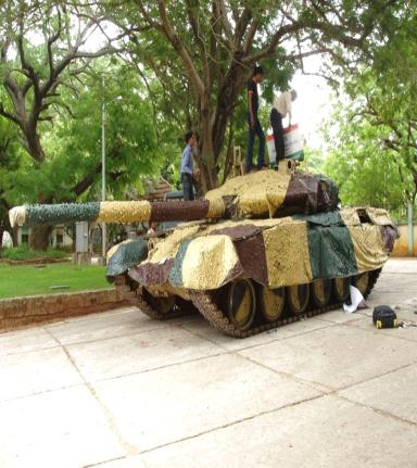 Mobile Camouflage System For Armoured Vehicles