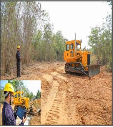 Tele-operated BD50 dozer