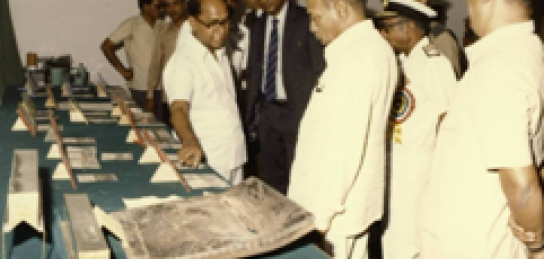 Hon’ble Defence Minister of India, Shri PV Narasimha Rao,  during his visit to HEMRL