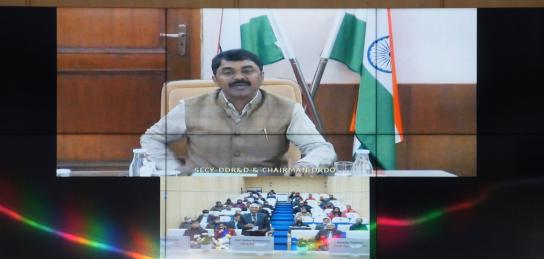 Dr. G Satheesh Reddy, Secretary DD& R&D and Chairman, DRDO during valedictory session of the Course