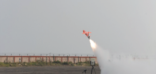 हाई-स्पीड एक्सपेंडेबल एरियल टारगेट 'अभ्यास' का सफल उड़ान परीक्षण