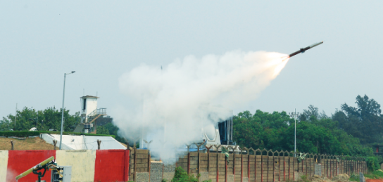 DRDO CONDUCTS TWO FLIGHT TESTS OF VERY SHORT RANGE AIR DEFENCE SYSTEM MISSILE