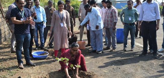 MAHATMA GANDHI JAYANTI 2022 CELEBRATION WITH TREE PLANTATION