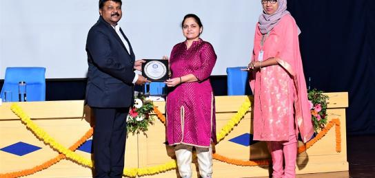 Celebration of International Women’s Day 2023 at ACEM  (Felicitation of Chief Guest Dr SuvarnaTambade)