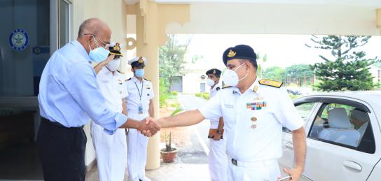 VISIT OF VICE ADMIRAL VINEET MCCARTY ON 19 APR 2022 