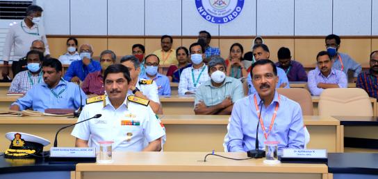 NPOL - Visit of Vice Admiral Sandeep Naithani, COM