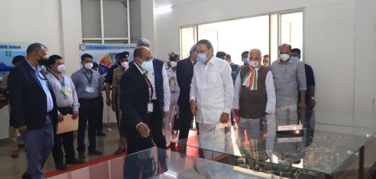 NPOL-Visit of Vice President of India arrival of VPI
