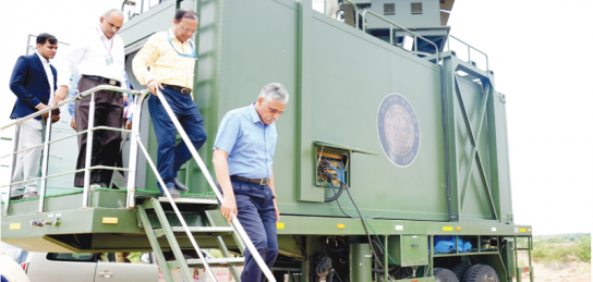 Shri Giridhar Aramane, Defence Secretary, MoD, visited  the National Open Air Range  (NOAR),  kurnool, on 8 June 2023.