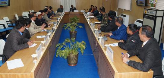 Dr G Satheesh Reddy, Secretary DD R&D and Chairman DRDO interacting with the officers of ITM