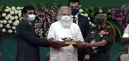 PM hands over Arjun Main Battle Tank (MK-1A) to the Army