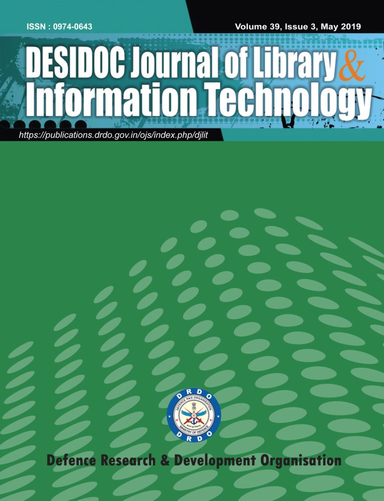 DESIDOC Journal of Library & Information Technology (DJLIT)