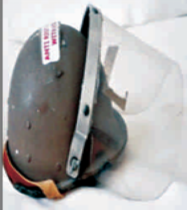 ANTIRIOT HELMET WITH VISOR