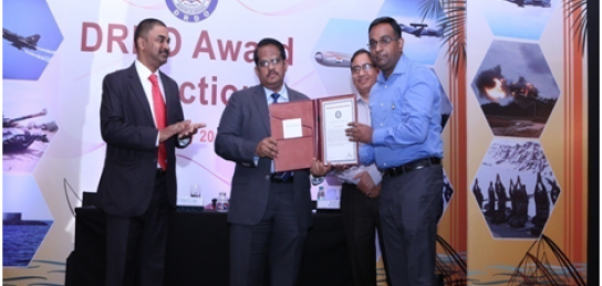 Mr. Sanchit Gupta received Young Scientist of the year award 2016