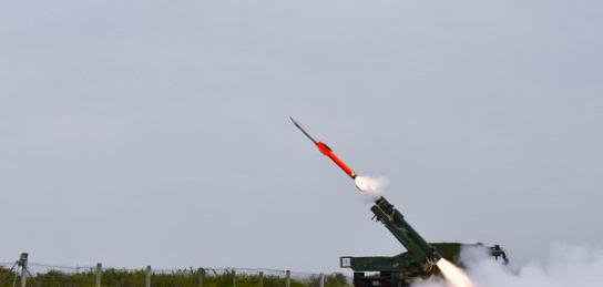 Successful Test Firing of Quick Reaction Surface to Air Missiles (QRSAM)