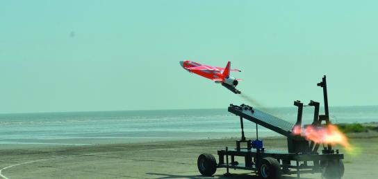 HIGH-SPEED EXPENDABLE AERIAL TARGET ABHYAS SUCCESSFULLY FLIGHT-TESTED