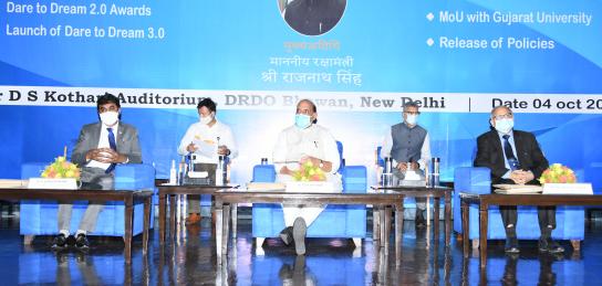 RM visit to DRDO Bhawan: 4 October 2021