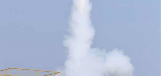 DRDO SUCCESSFULLY FLIGHT TESTS MEDIUM RANGE SURFACE-TO-AIR MISSILE