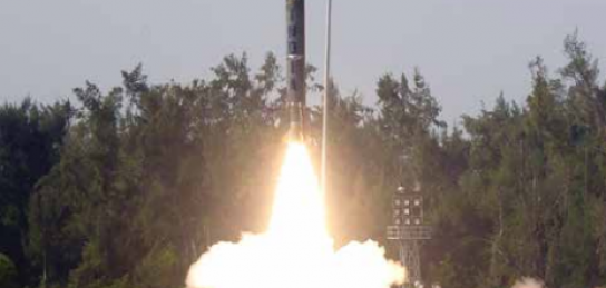 NEW GENERATION BALLISTIC MISSILE ‘AGNI P’ SUCCESSFULLY TEST-FIRED